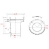 TOTO Water Seal Bottle for Nobinobi Bathtubs [AFKA054N2] [afka054n2]