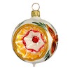 Christmas Tree Bauble with Reflective "Christmas star" 6cm / 4pieces