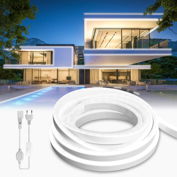 BRIMETI Neon LED Strip 2 m Outdoor LED Strip Waterproof