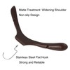 Plastic Extra Wide Suit Hangers, Pack of 20, Width: 17.7",Notched