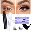 Lash Glue Black for Eyelash Cluster: Wand Bond, Mild, Fast
