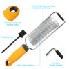 Pro Zester Grater, Lemon Parmesan Zester, Chocolate, With Razor-Sharp Stainless