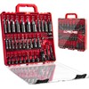 LLNDEI Magnetic Impact Nut Driver Set, 55PCS 1/4 socket set
