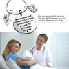 BAUNA Midwife Gifts Doula Nurse Keychain OBGYN Jewelry for Midwife