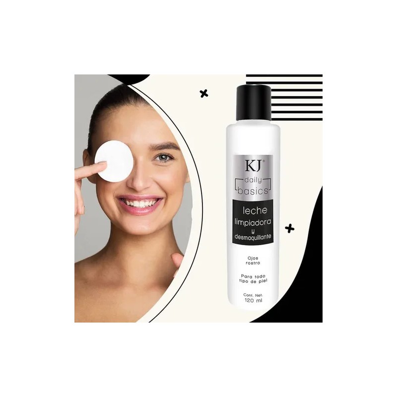Leche Limpiadora Y Desmaquillante Facial Kj Daily Basics