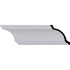 Endurathane Holmdel Crown Moulding, 6 1/2"H x 6 3/8"P x