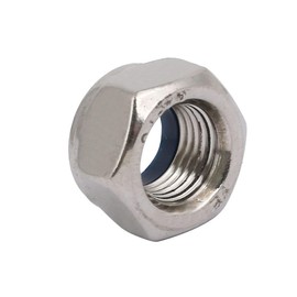TA-VIGOR 8Pcs Hex Lock Nuts, M12 x 1.25mm Pitch Metric Fine Threaded Stainless Steel Insert Self-Locking Nuts for DIY & Motoring Projects