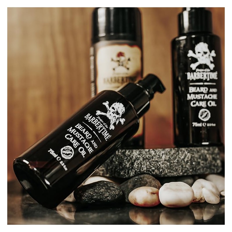 BARBERTIME Beard and Mustache Care Oil | Mens Moisturizes &