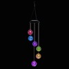 Alpine Corporation RGG648SLR Solar Hanging Gem Sphere Mobile with LED