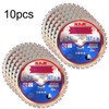 HOJR 10-Pack 7-1/4" 36 Tooth 5/8" Arbor Demolition Circular Saw