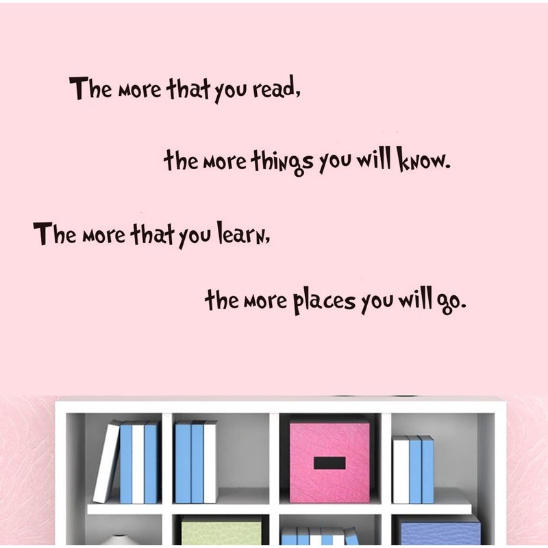 The More That You Read The More Things You Will