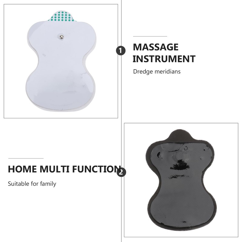 HEALLILY 20Pcs Electrode Pads Replacement Self-Adhesive Massage Pads for Home