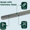 8mm Windows UPVC and Door Handle Spindle Plain Bar 50mm