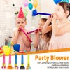 SIRLOMU Pack of 15 Party Flutes Blower Party Whistle Noise-Maker