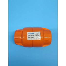 Dura-Line (1) DURA-LINE 20001847 2" PUSH LOCK COUPLER ORANGE MOLDED PLASTIC 250 PSI