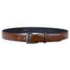 Lloyd Men's Leather Belt 35mm Pin Buckle, Cognac