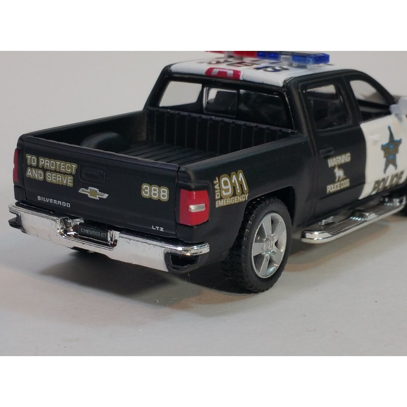 KiNSMART 2014 Chevrolet Silverado LTZ Crew Cab 4x4 1:46 Scale