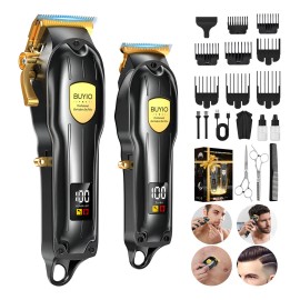 Electrica Rasuradora De Barba 2en1 Beaowink Afeitadora Cortar Cabello Cortadora De Pelo Trimmer Para Hombre Inalmbrica Recargable Color Negro         