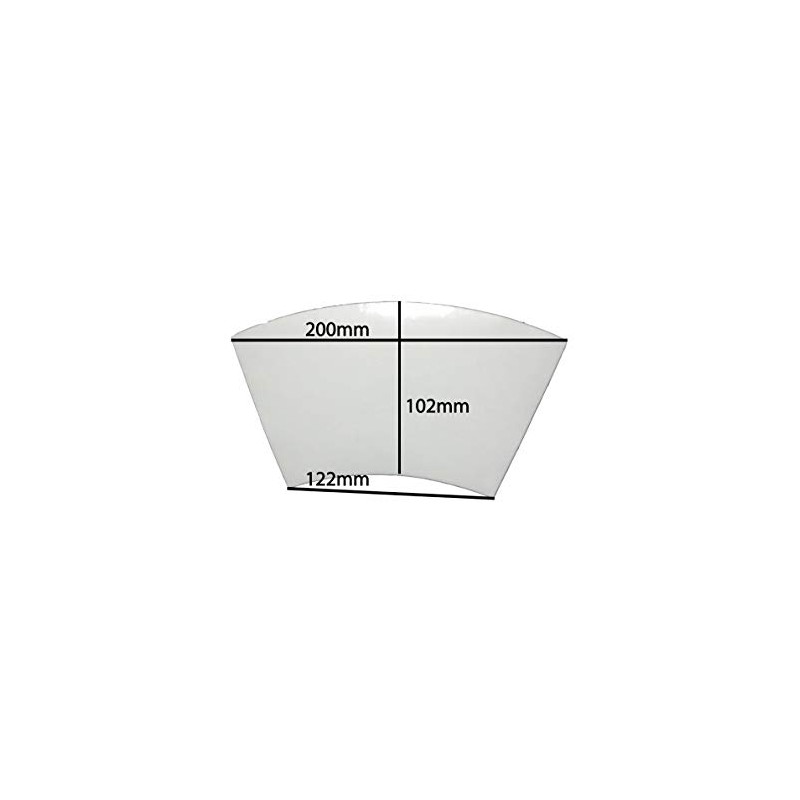 Fan Shaped Plush Paper 500 Sheets/Pack