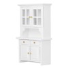 1:12 Dollhouse Cabinet Wooden Simulated Miniature Kitchen Furniture Decoration AccessoriesWhite