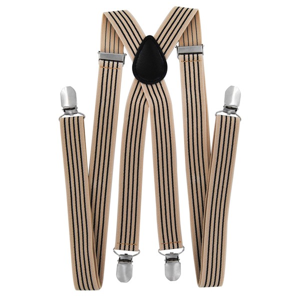 axy High Quality Men's Braces Wide 25 mm with 4