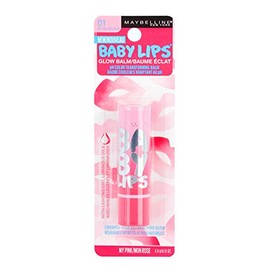 Maybelline New York Baby Lips Glow Lip Balm, My Pink, 2 Count