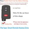SANRILY Leather Key Fob Cover for Toyota 4runner 2021 Tacoma