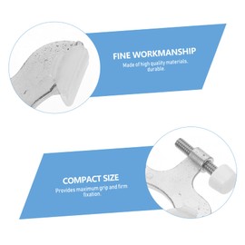 STOBOK Adjustable Head Screw Doorstop Catch Door Zinc Alloy Door Top Wall Mount Doorstop for Home Safety Protection