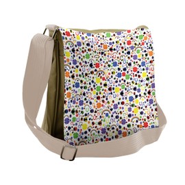 Lunarable Horseshoe Messenger Bag, Lucky Charms Ladybird, Unisex Cross-body