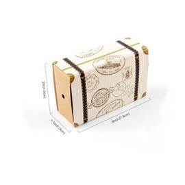 VstarOne 40 pcs Small Candy Box Vintage Kraft Paper Treat Gift Bag Mini Suitcase Party Favor Candy Box Retro Mini Suitcase Favor Gift Box for Travel Theme Party Wedding Birthday Bridal Shower Party Party Favors Supplies