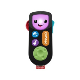Fisher-Price Learning Fun Smart TV Remote Control - Electronic Toy Remote Control with Learning Content Version Dutch English French German Italian HHH26