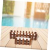 Operitacx 2pcs Rustic Rectangular Flower Pot with Foam Insert for