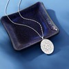Ross-Simons Monogram - Sterling Silver Floral Locket Necklace