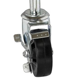 Shelving Inc. 3" Rubber Stem Casters for Wire Shelving- 4 Count