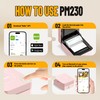 Nelko Sticker Printer, PM230 Print Pod Mini Bluetooth Portabel Sticker