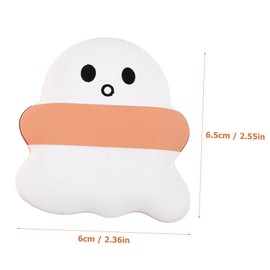 Healeved 3pcs Soft Makeup Puff for Wet Dry Use Portable Face Beauty Sponge for Skin Types Cute Ghost Shape for Travel and Gifting Birthdays and Holidays