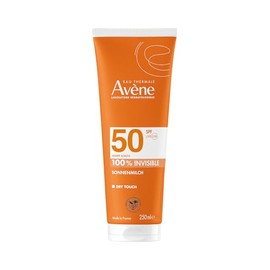 AVENE Protector Solar Corporal en Leche FPS 50, Textura Milk-in-Water Invisible, Toque Seco para Piel Seca, Resistente al Sudor, 250ml