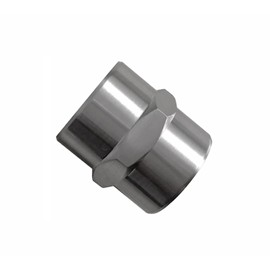 Naiture Brass 1/2 NPT Female Threaded Pipe Fitting Coupling, 2 Pcs, Oil Rubbed Bronze Finish(Pack of 2)