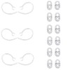 SNHTLS Earbud Tips Compatible with Plantronics M155 Silicone Ear Tips
