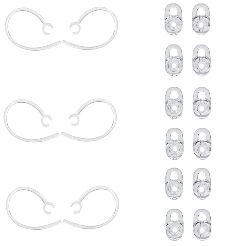 SNHTLS Earbud Tips Compatible with Plantronics M155 Silicone Ear Tips