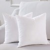 21x21 Hypoallergenic Luxury 100% Small Feather Square Pillow Insert, 100%