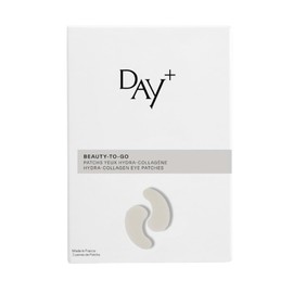 DAY+ | Hydra-Collagen Eye Patches | Fresh & Toned Eyes | Moisturize Eye Contour, Smooth & Plump | Marine Collagen, White Tea | 98.9% natural ingredients | Pack of 3 pairs