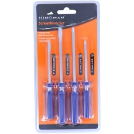 Kingsman Heavy Duty Screwdriver 4 Pieces Pack