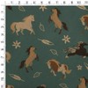 GRAPHICS & MORE Frolicking Horses Pattern Premium Kraft Roll Gift