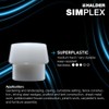 Halder 3127040 "Simplex" Rubber/Superplastic Soft-Face Mallet, Multi-Colour, 40 mm