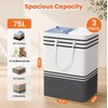TranquilRelax 3-Pack Laundry Basket - Collapsible Tall Laundry Hamper with