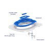 Cat Toilet Training Kit Universal Reusable Environmentally Friendly Cat Toilet
