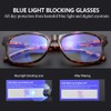 OURUI Blue Light Blocking Reading Glasses 2 Pack Computer Readers