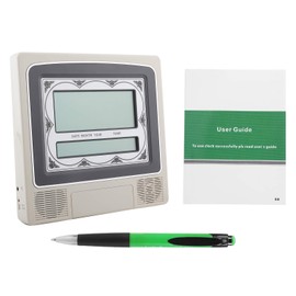 Muslim Wall Clock, Bewinner Islamic Prayer Azan Clock, Have Azan Time for Major Cities Worldwide Makkah Music for Praying, Azan Time Remind Function Support Temperature