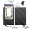 MOSIYEEF Slim Leather Card Holder RFID Wallet for Men -